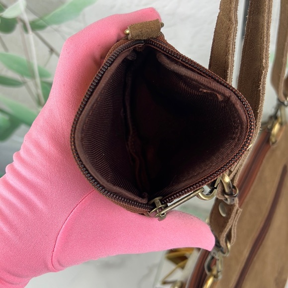 Crazy Heifer HOH Handmade Leather 2 Piece Crossbody Set - Picture 10 of 12